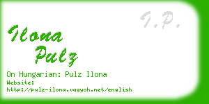 ilona pulz business card